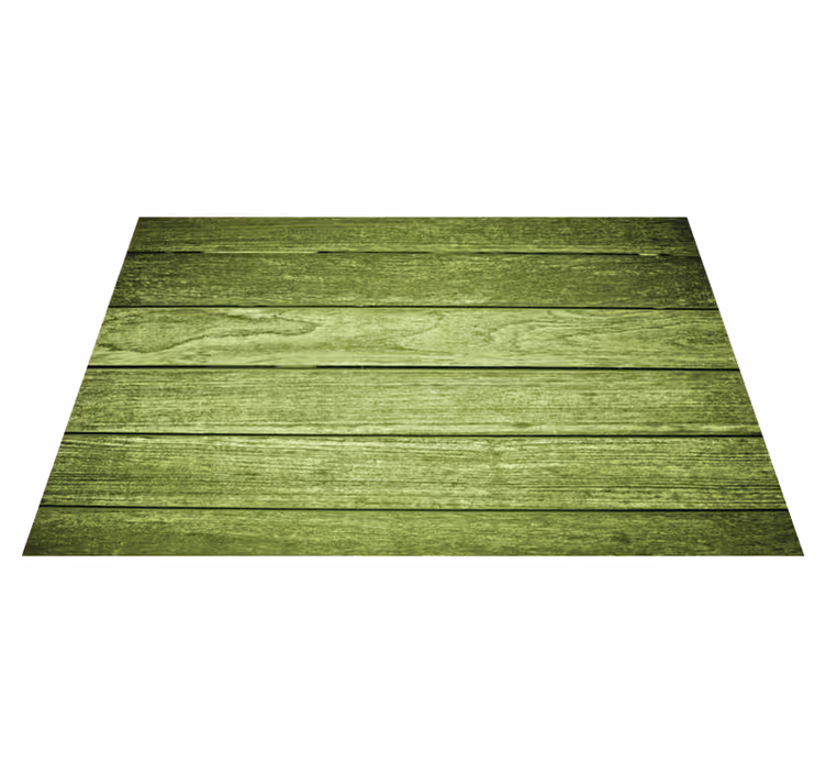 Tischset textur grüner holzlook - TenStickers