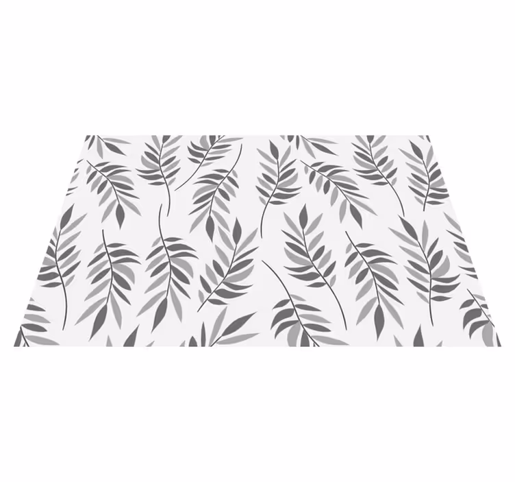Tischset textur mit elegantem blattmuster - TenStickers