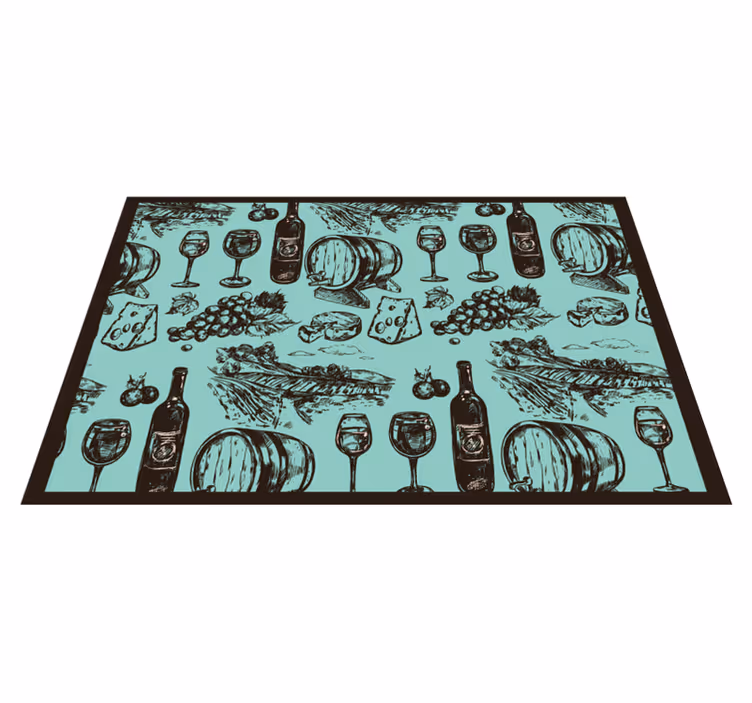 Tischsets originell im vintage-cuisine-stil - TenStickers