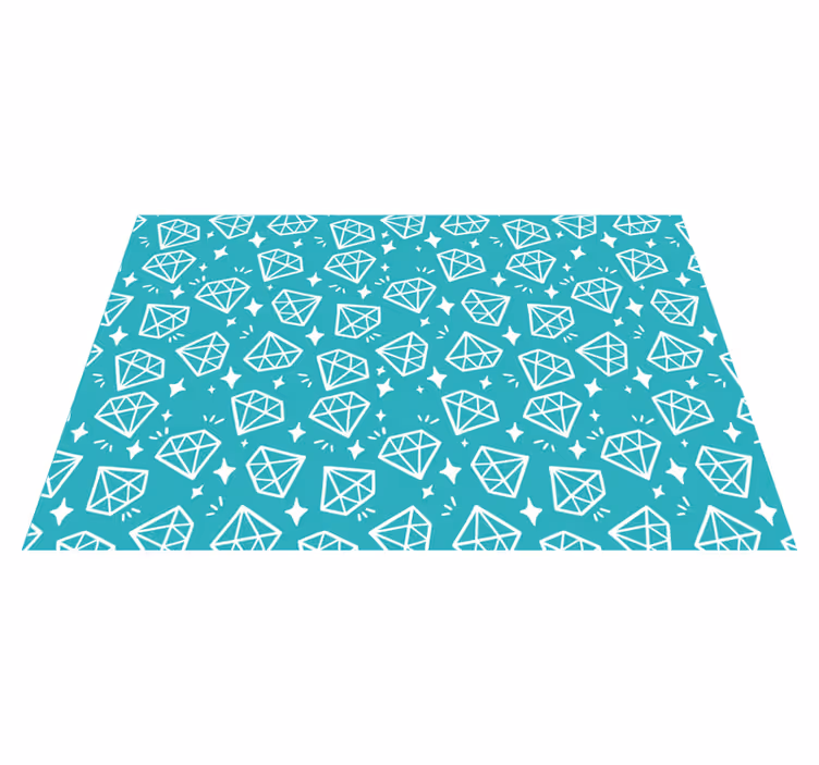 Tischsets originell mit diamantförmigem muster - TenStickers