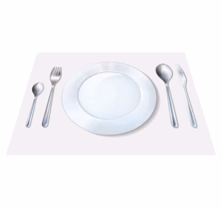 Tischset modern elegante tischgestaltung - TenStickers
