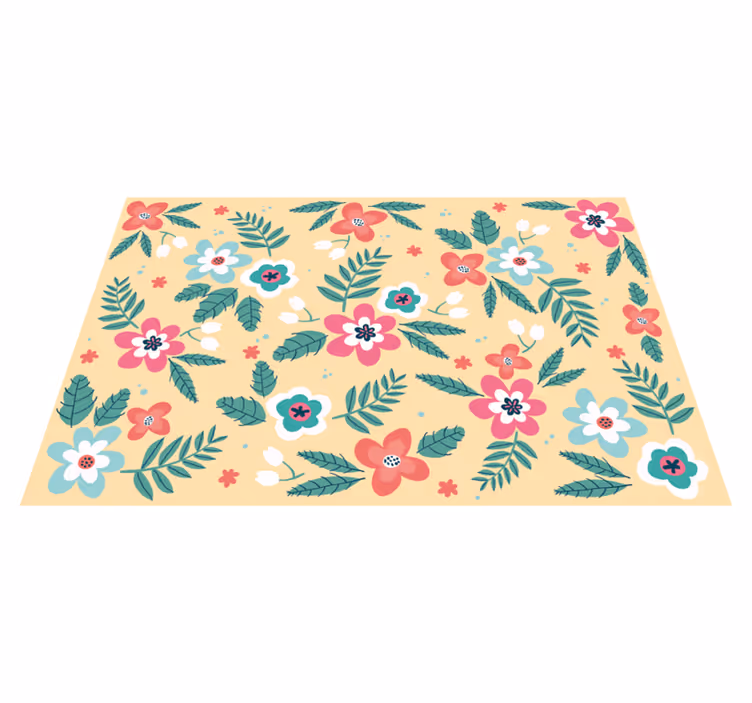 Tischsets originell im floralen design - TenStickers