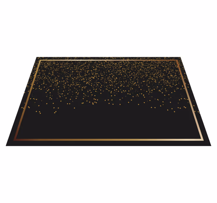 Tischset elegant in elegantem schwarzem glitzer - TenStickers