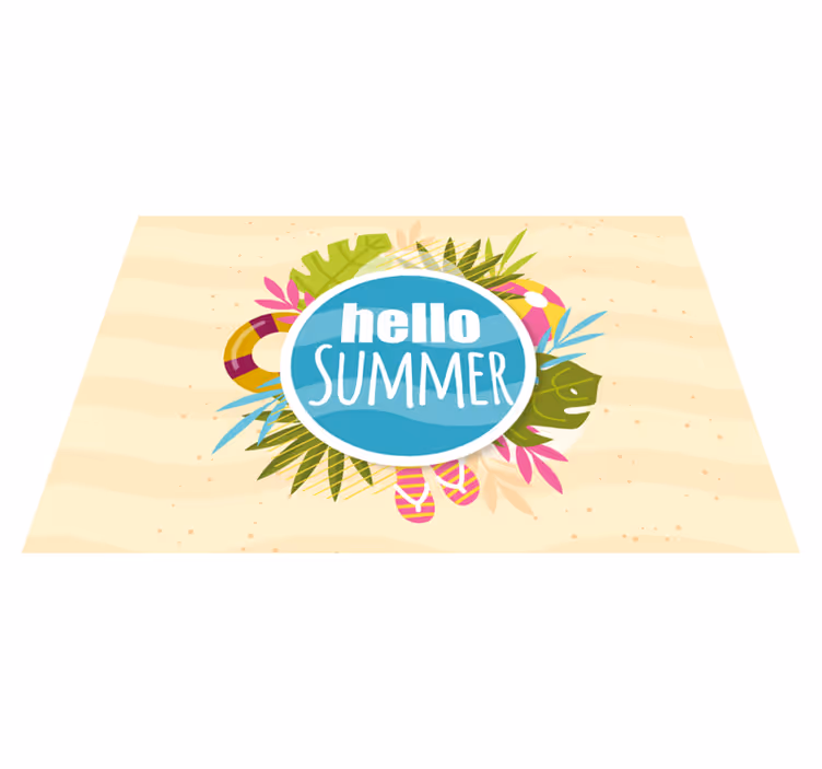 Tischsets originell sommerlaune genießen - TenStickers