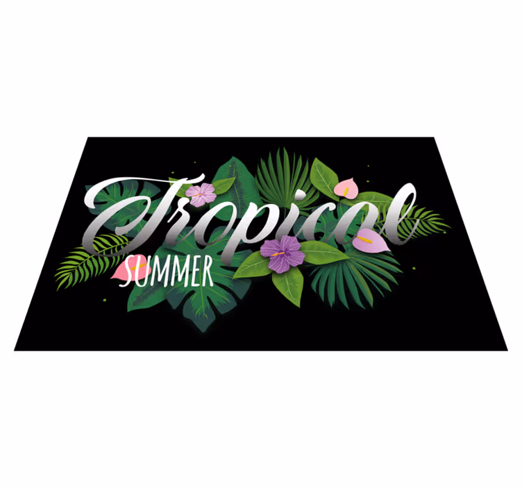 Tischsets originell im tropischen sommerstil - TenStickers