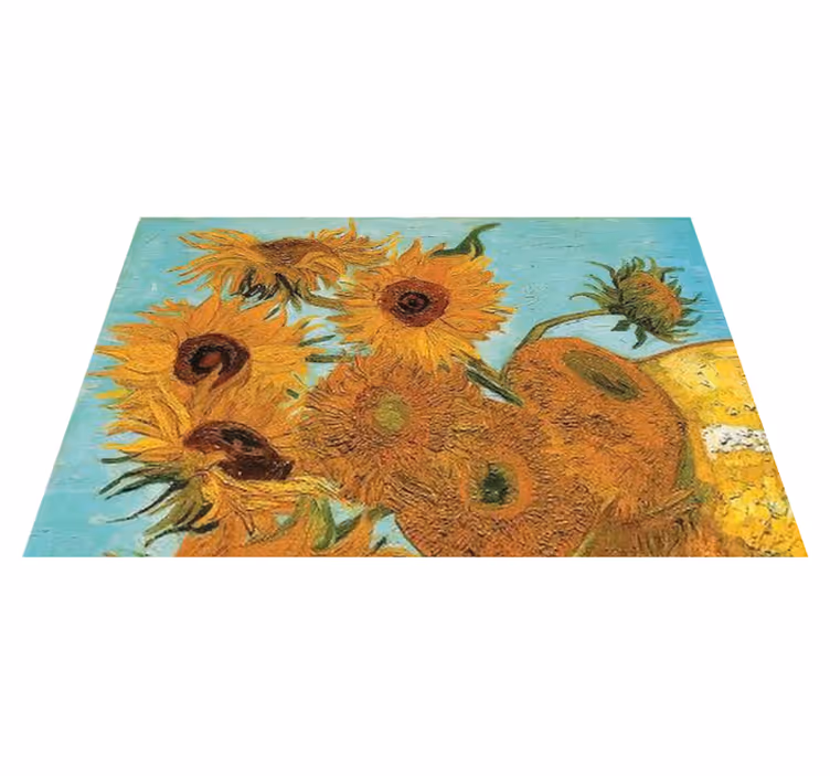 Tischsets originell sonnenblumenlebendigkeit - TenStickers