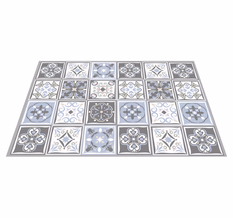 Tischset Textur Graue verschiedene musterfliese - TenStickers