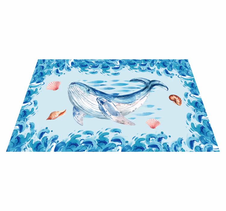Tischsets originell wale meeres-elemente - TenStickers