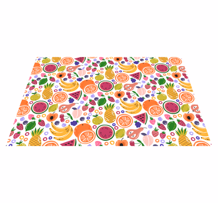 Tischset kinder mit fruchtmuster druck - TenStickers
