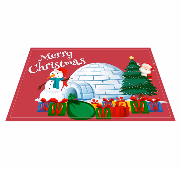 Tischset Weihnachten Urlaubsmotive und texte - TenStickers