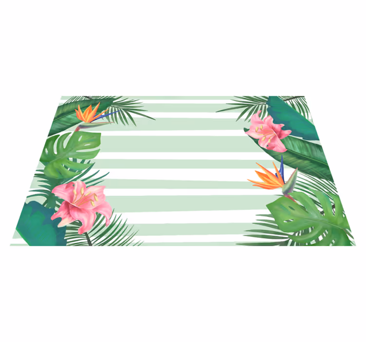 Tischsets originell mit tropischem blattdesign - TenStickers