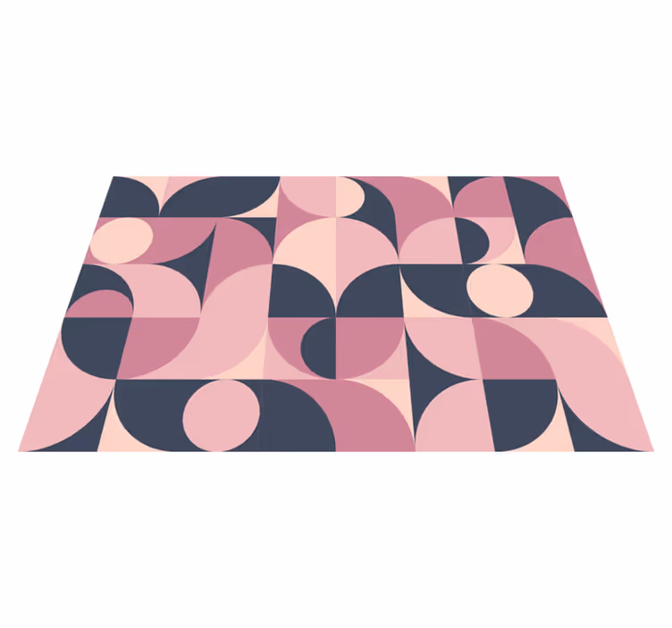 Tischset modern mit geschwungenen geometrischen mustern - TenStickers