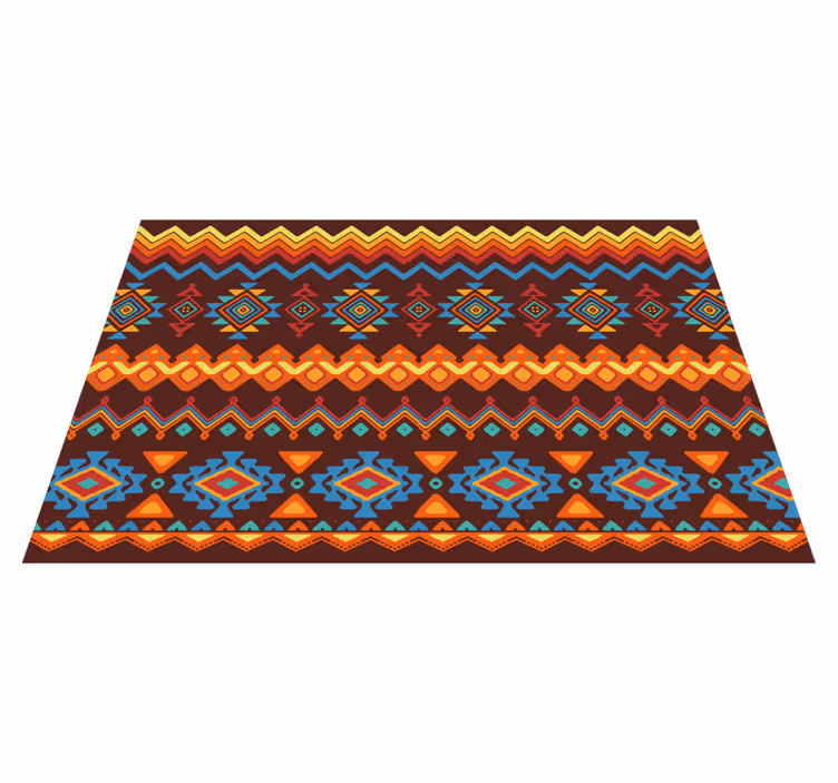 Tischsets originell mit lebhaftem geometrischen element - TenStickers