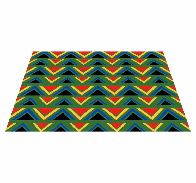 Tischset Textur Bunte afrikanische stammes - TenStickers