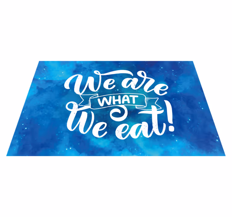 Tischset text mit inspirierenden zitaten - TenStickers