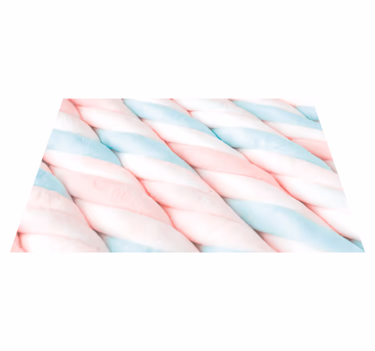 Tischsets originell aus verzwirntem zuckerwatte baumwolle - TenStickers