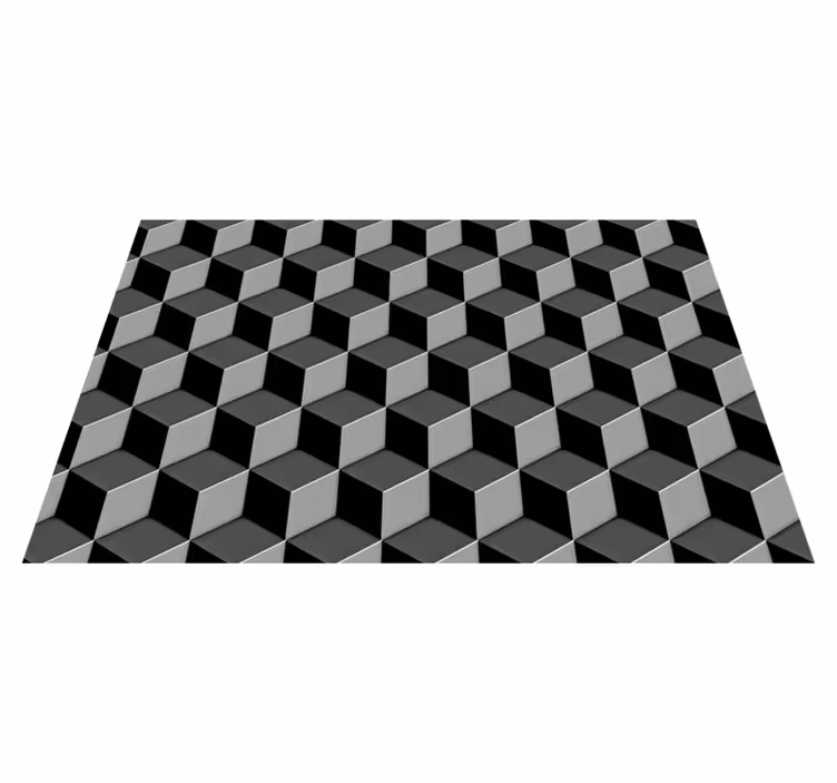Tischset textur geometrisches würfelmuster - TenStickers