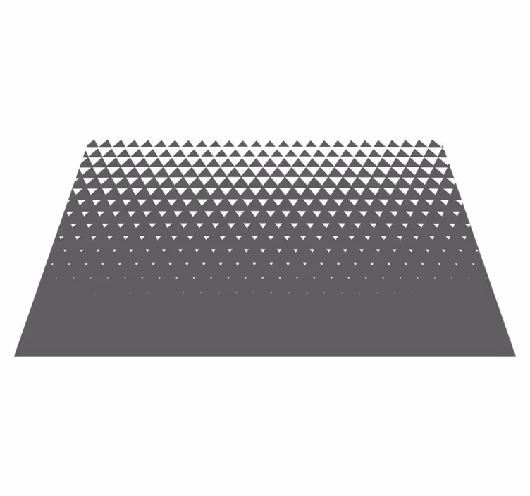 Tischset textur mit dreiecks-musterüberlagerung - TenStickers