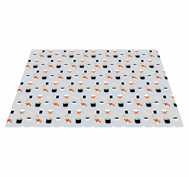 Tischsets originell mit sushi-muster kunst - TenStickers