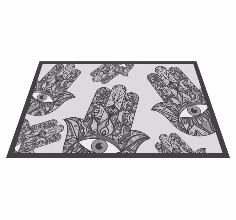Tischset modern Grauer gedeckter Tisch - TenStickers