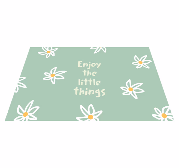 Tischsets originell mit gänseblümchen-motiv - TenStickers