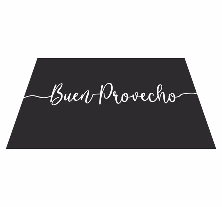 Tischset Text Guten appetit - TenStickers
