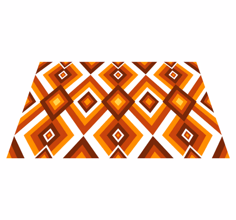 Tischsets originell mit geometrischem diamantmuster - TenStickers