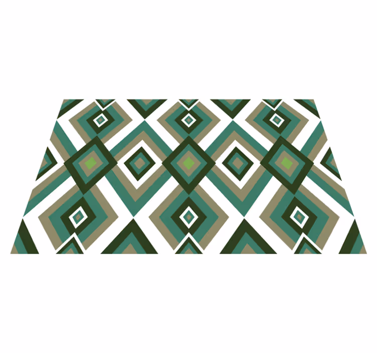 Tischset modern geometrisches design arrangement - TenStickers
