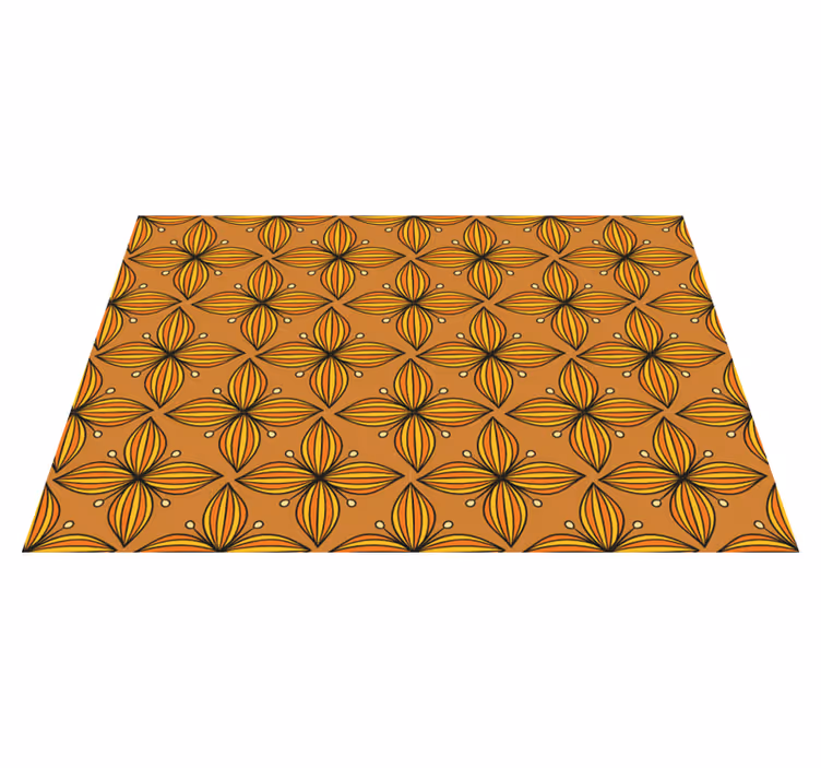 Tischsets originell florales geometrisches muster - TenStickers