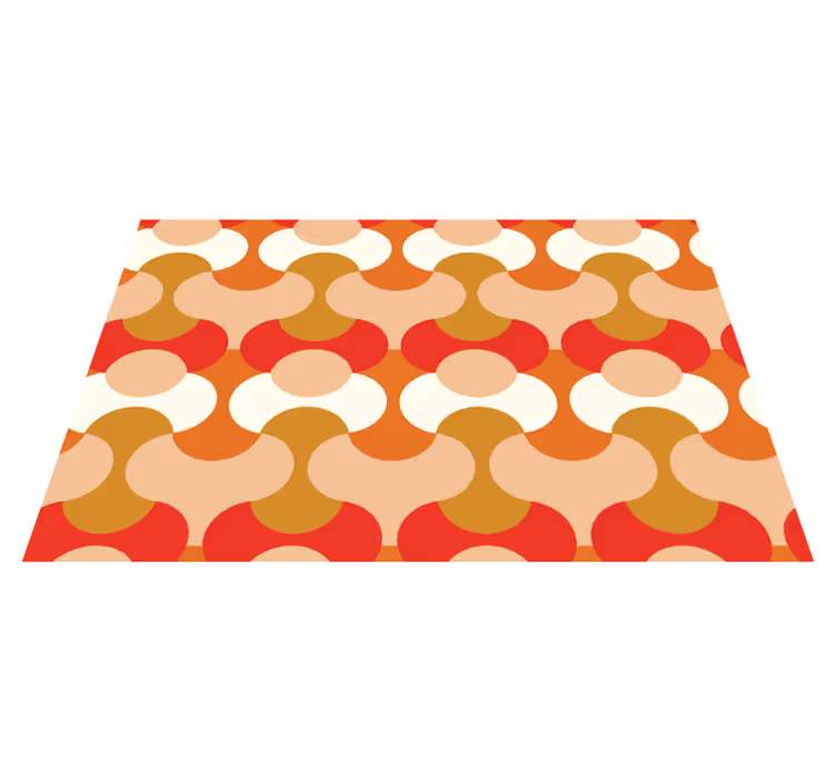 Tischset modern mit lebendigen geometrischen mustern - TenStickers