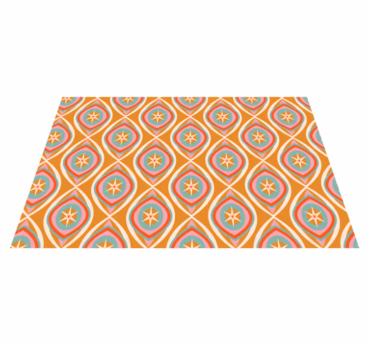 Tischsets originell mit buntem sternenmuster - TenStickers