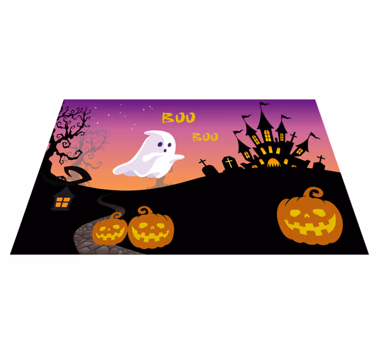 Tischset halloween gespenstische kürbisszene - TenStickers