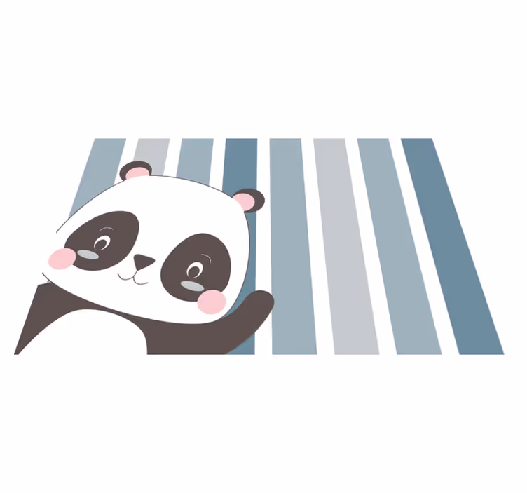 Tischset kinder im panda charakterdesign - TenStickers
