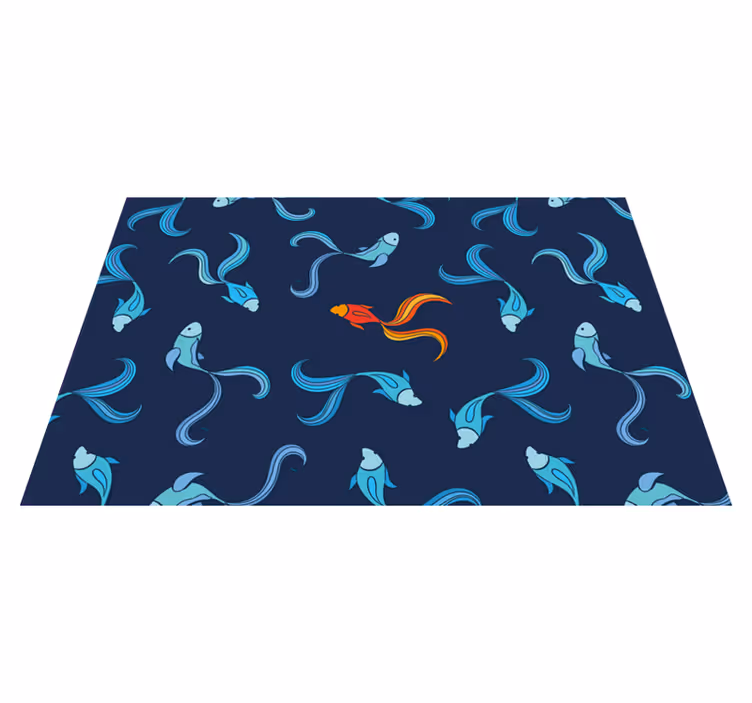 Tischsets originell mit lebhaftem fischmotiv - TenStickers