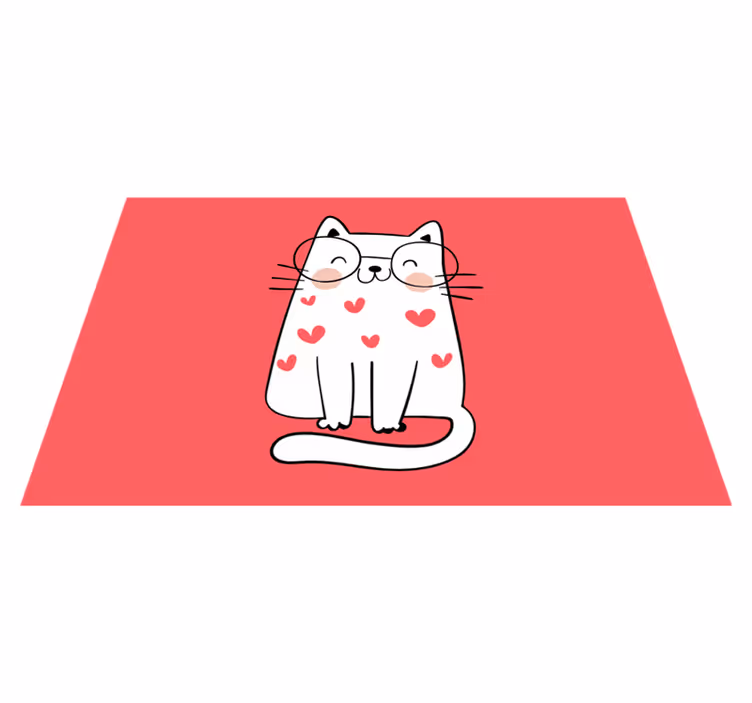 Tischset kinder mit niedlichem katzenmotiv - TenStickers