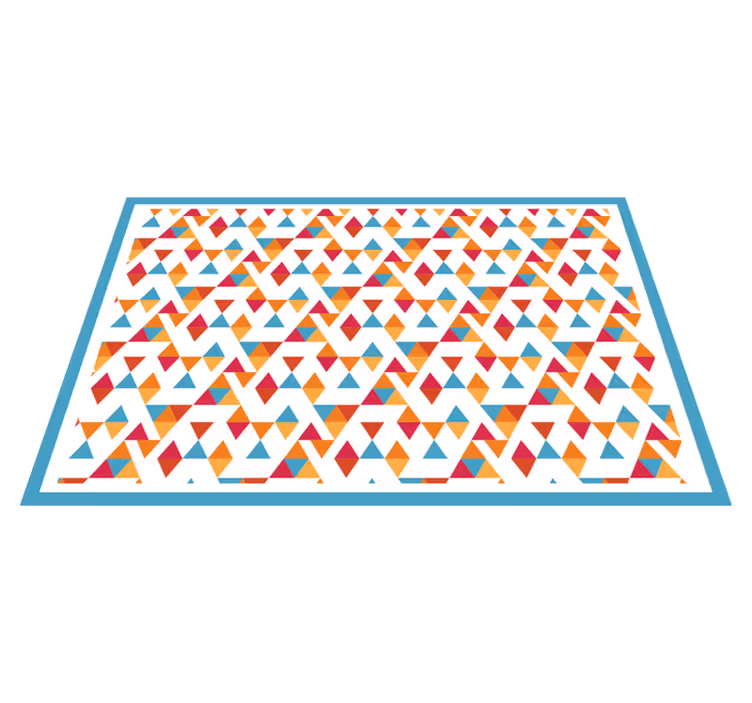 Tischsets originell mit lebhaftem geometrischen muster - TenStickers