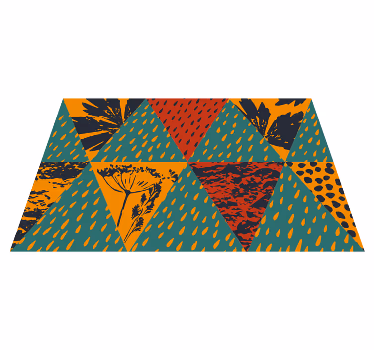 Tischsets originell mit mutigem geometrischen muster - TenStickers