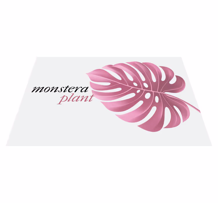 Tischsets originell mit monstera blatt motiv - TenStickers