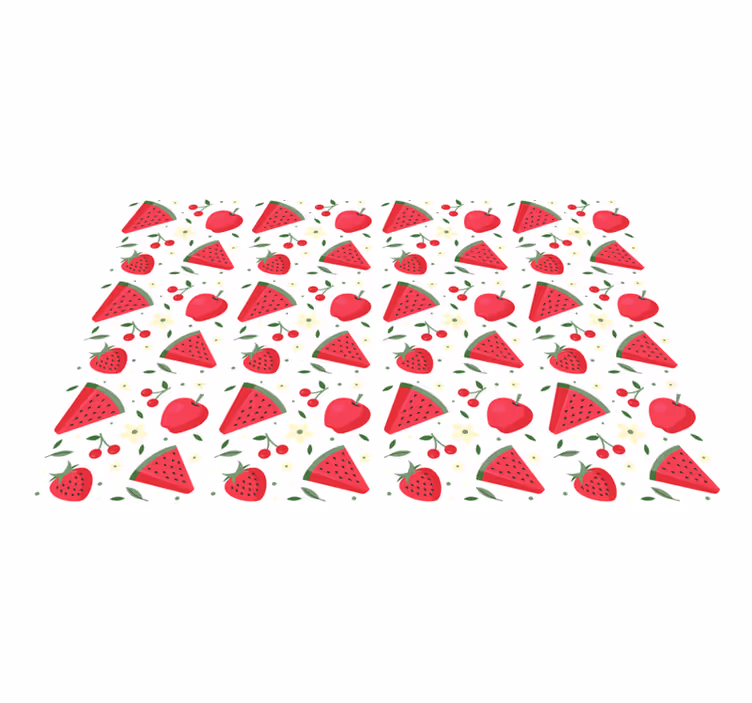 Tischset kinder mit fruchtstück-muster - TenStickers