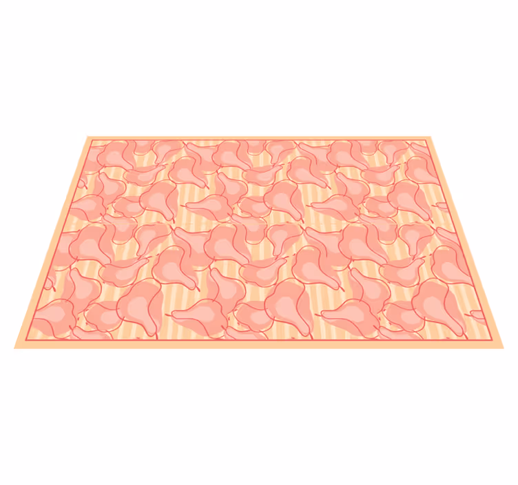 Tischsets originell Kreatives Muster rosa birnen - TenStickers