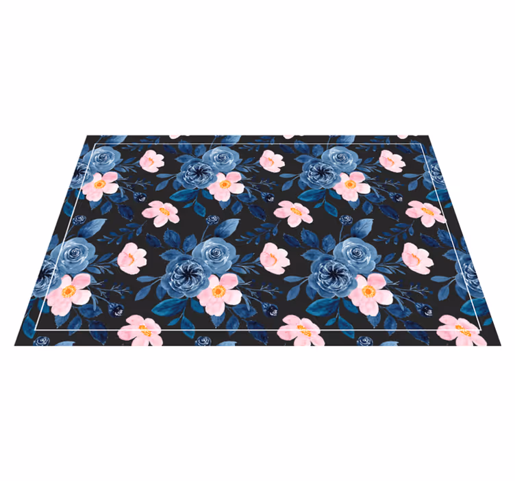 Tischsets originell mit botanisch strukturiertem design - TenStickers
