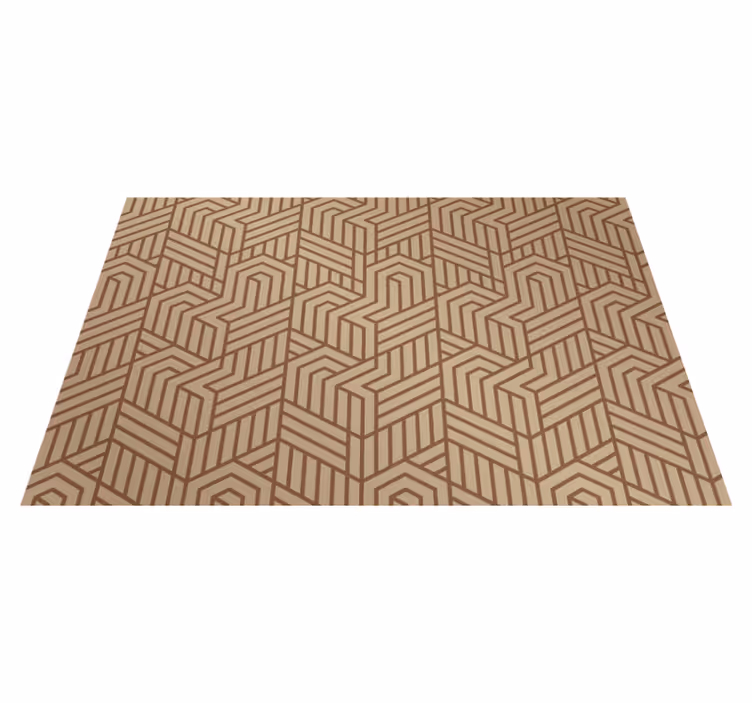 Tischset modern mit geometrischer texturierung - TenStickers