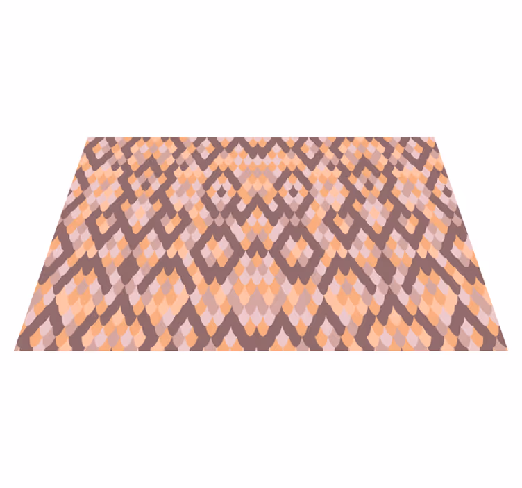 Tischset textur mit geometrischen diamantmustern - TenStickers