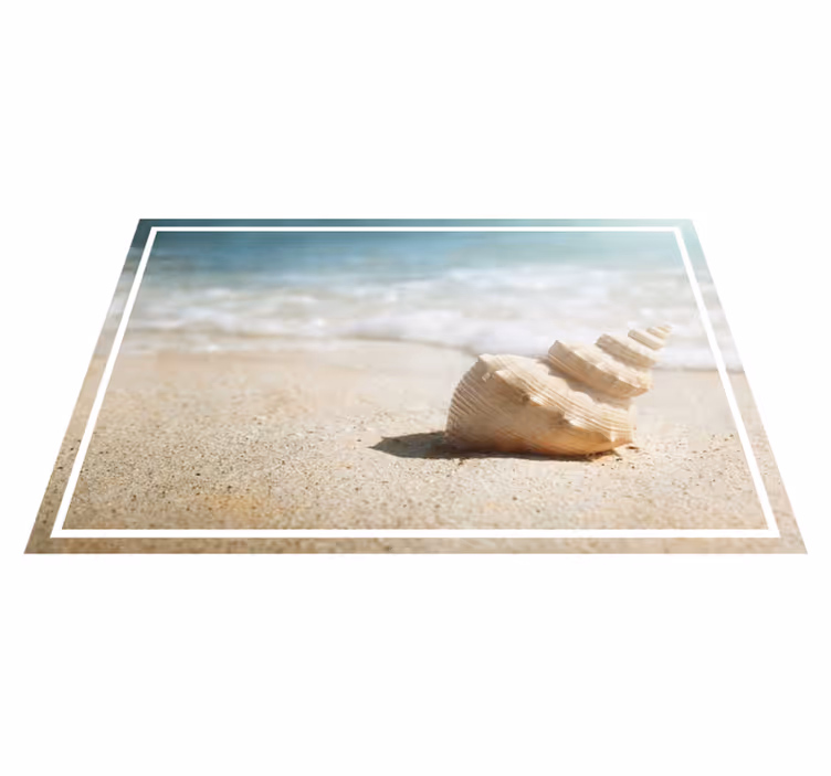 Tischsets originell elegantes muscheldisplay - TenStickers