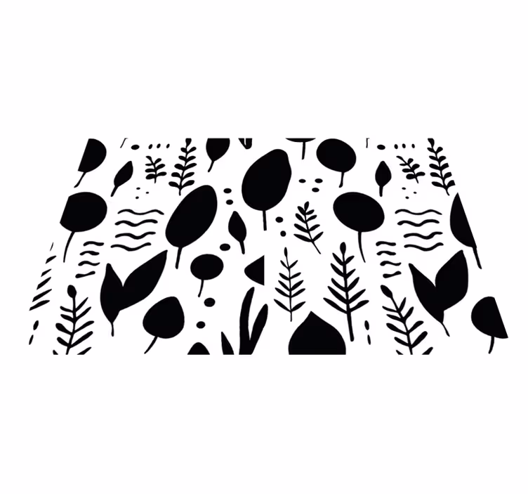Tischsets originell Naturbezogene schwarzweißbilder - TenStickers