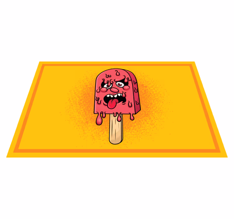Tischsets originell Eispop-tropfen-graffiti-cartoon - TenStickers