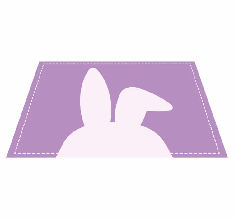 Tischset Kinder Süße hasenohren - TenStickers