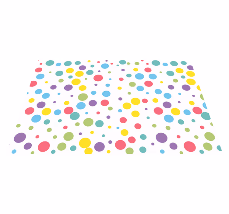 Tischsets originell Buntes tupfenmuster - TenStickers