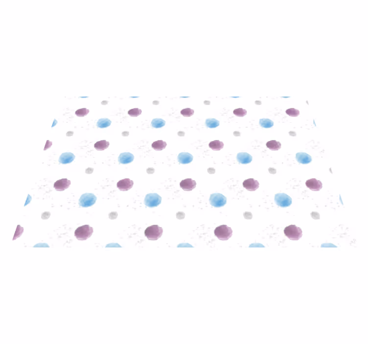 Tischset textur bunte punktkreise - TenStickers