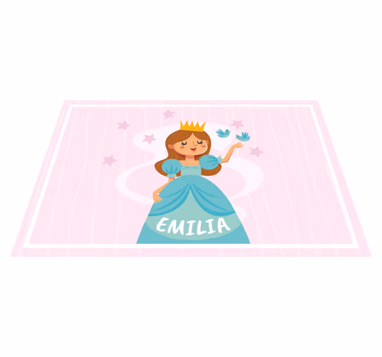 Tischset kinder mit prinzessinnen-illustration - TenStickers